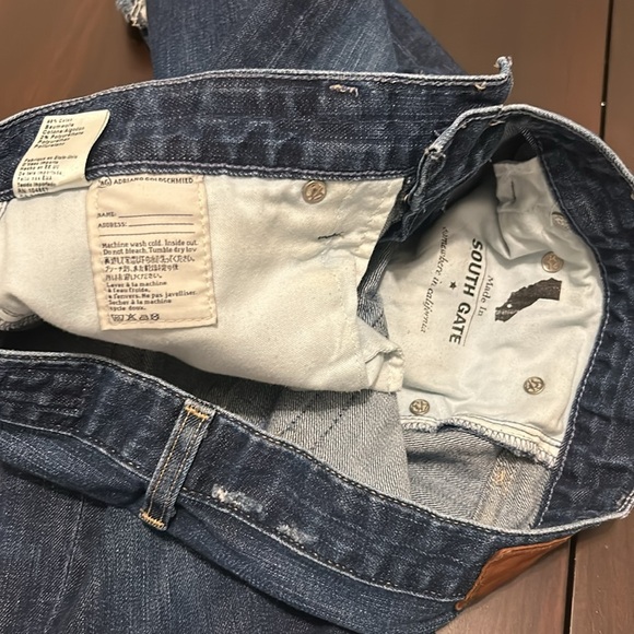 AG The Ex-Boyfriend Slim Slouchy Slim Distressed Jeans Women’s Size 30 - Picture 8 of 14